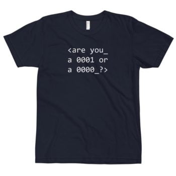 Are You A One or A Zero - Mr. Robot T-Shirt