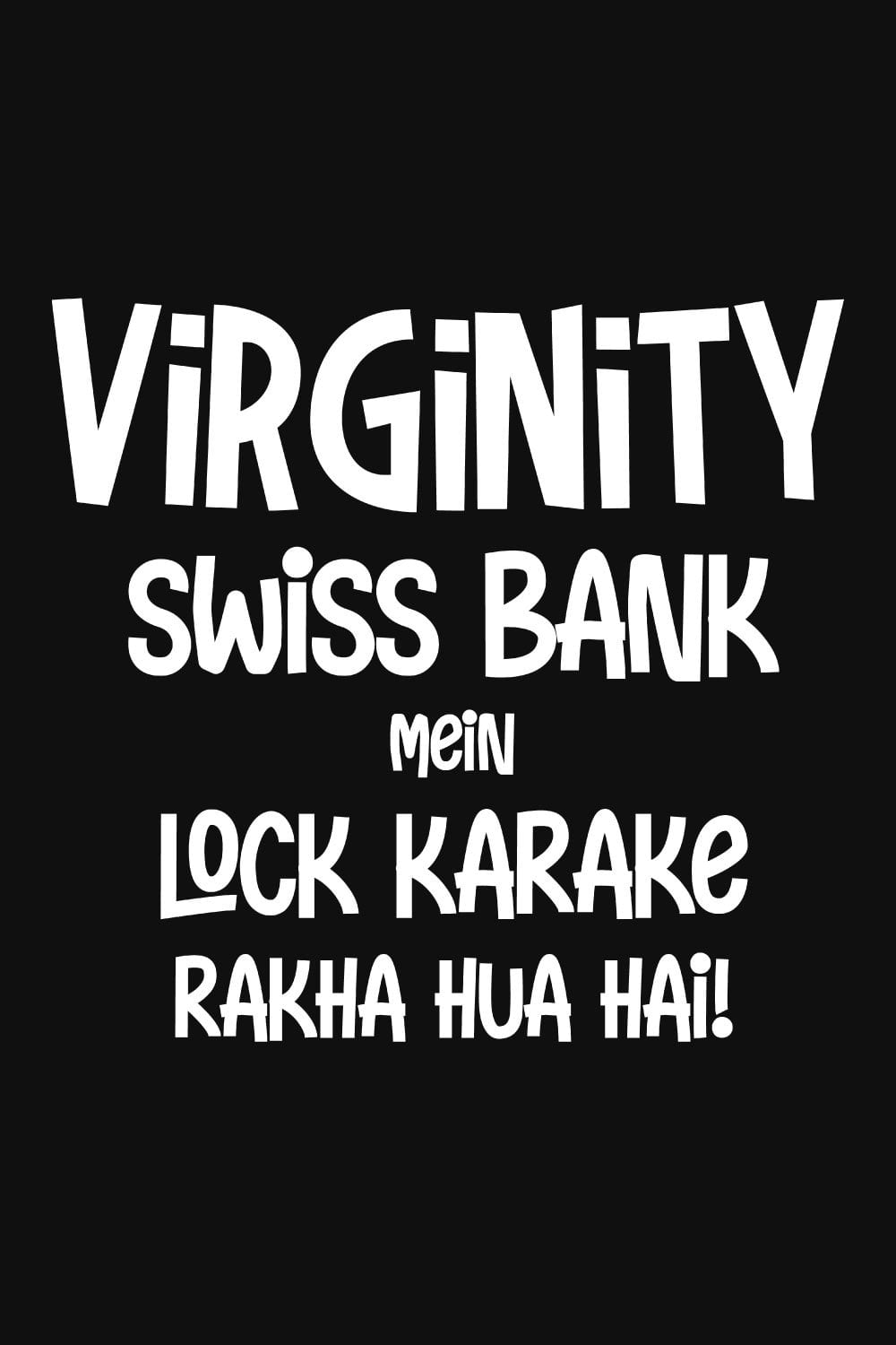 Virginity Dil Bechara T-Shirt Virginity Dil Bechara T-Shirt