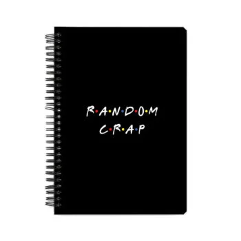 Random Crap Friends Themed Notebook